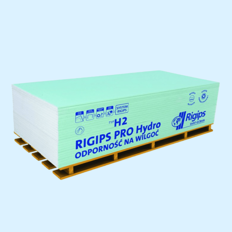 PŁYTA GIPSOWO - KARTONOWA WODOODPORNA ZIELONA 1200X2600 X12,5MM